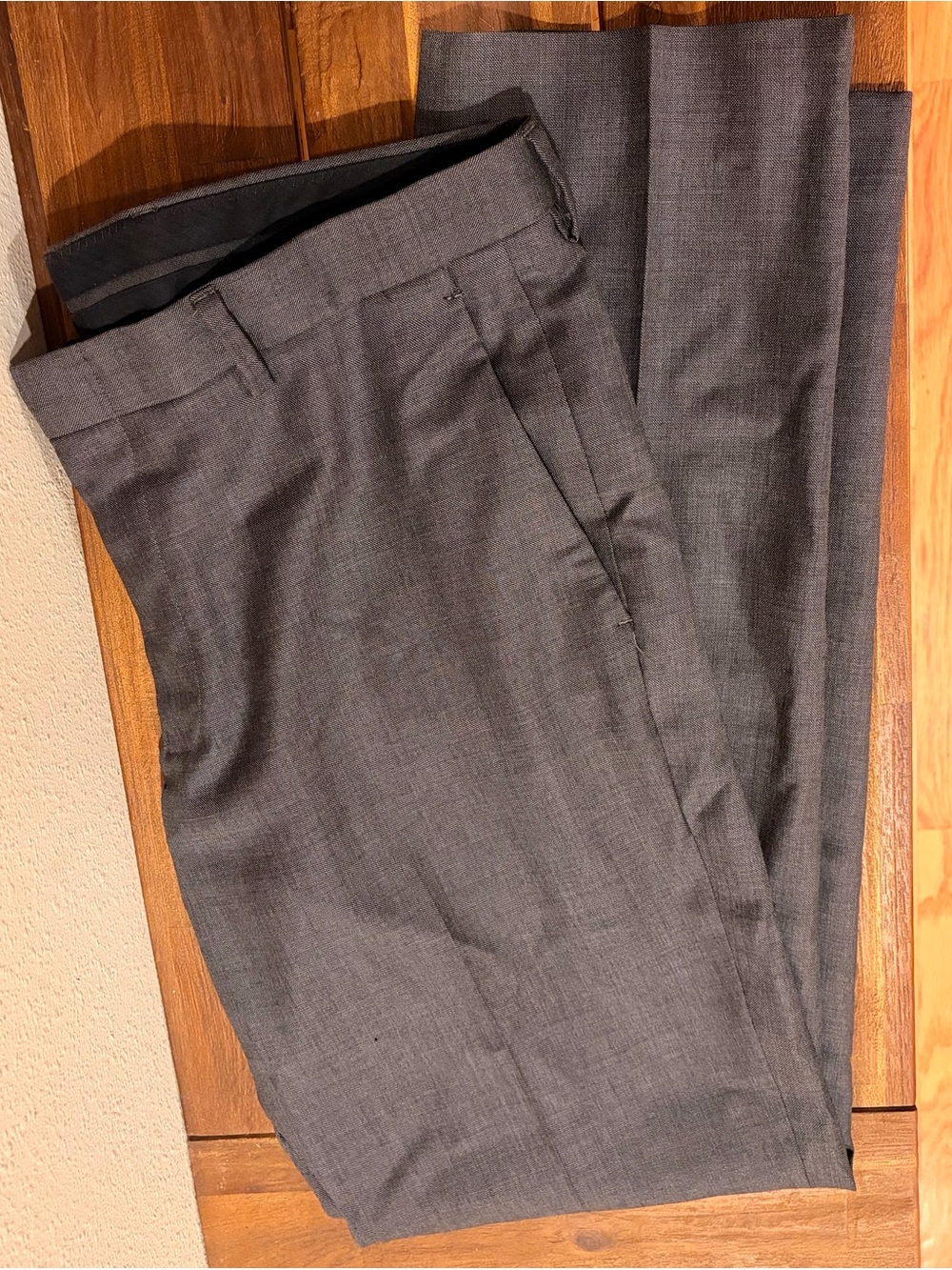 Classic Men's Gray Dress Pants - Tailored Finish